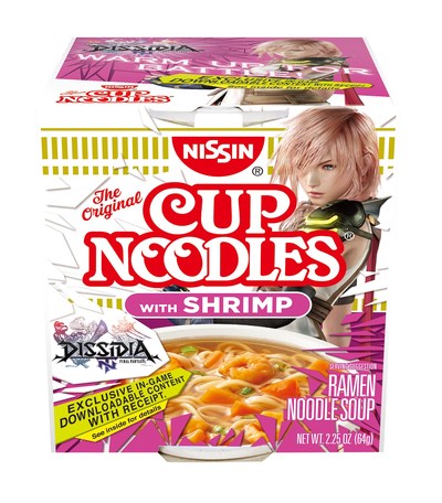 Nissin Cup Noodles teams-up with DISSIDIA FINAL FANTASY NT on limited-edition products offering exclusive in-game downloadable content