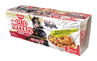 Nissin Cup Noodles teams-up with DISSIDIA FINAL FANTASY NT on limited-edition products offering exclusive in-game downloadable content