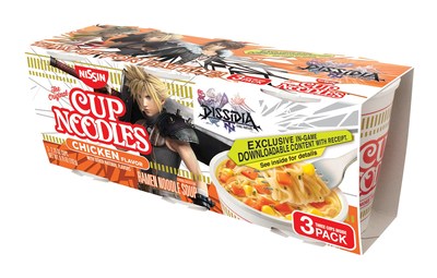 Nissin Cup Noodles teams-up with DISSIDIA FINAL FANTASY NT on limited-edition products offering exclusive in-game downloadable content