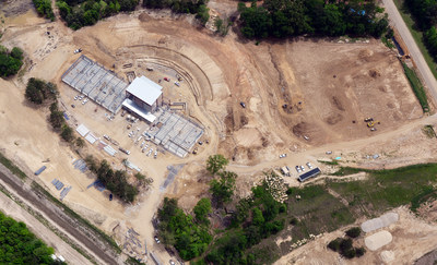 The Brandon Amphitheater sits in the middle of a 250-acre park near downtown Brandon that will feature a running, bike and nature trail system, a dog park, a new baseball park facility and other outdoor amenities. - photo courtesy of Greg Campbell Photography
