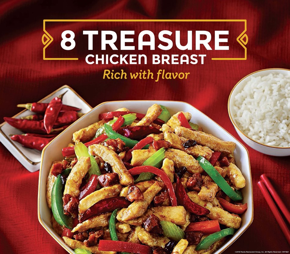 New 8 Treasure Chicken Breast Entree Arrives at Panda Express for