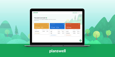 Clients of Planswell can track and update their entire plans through a single dashboard (CNW Group/Planswell)