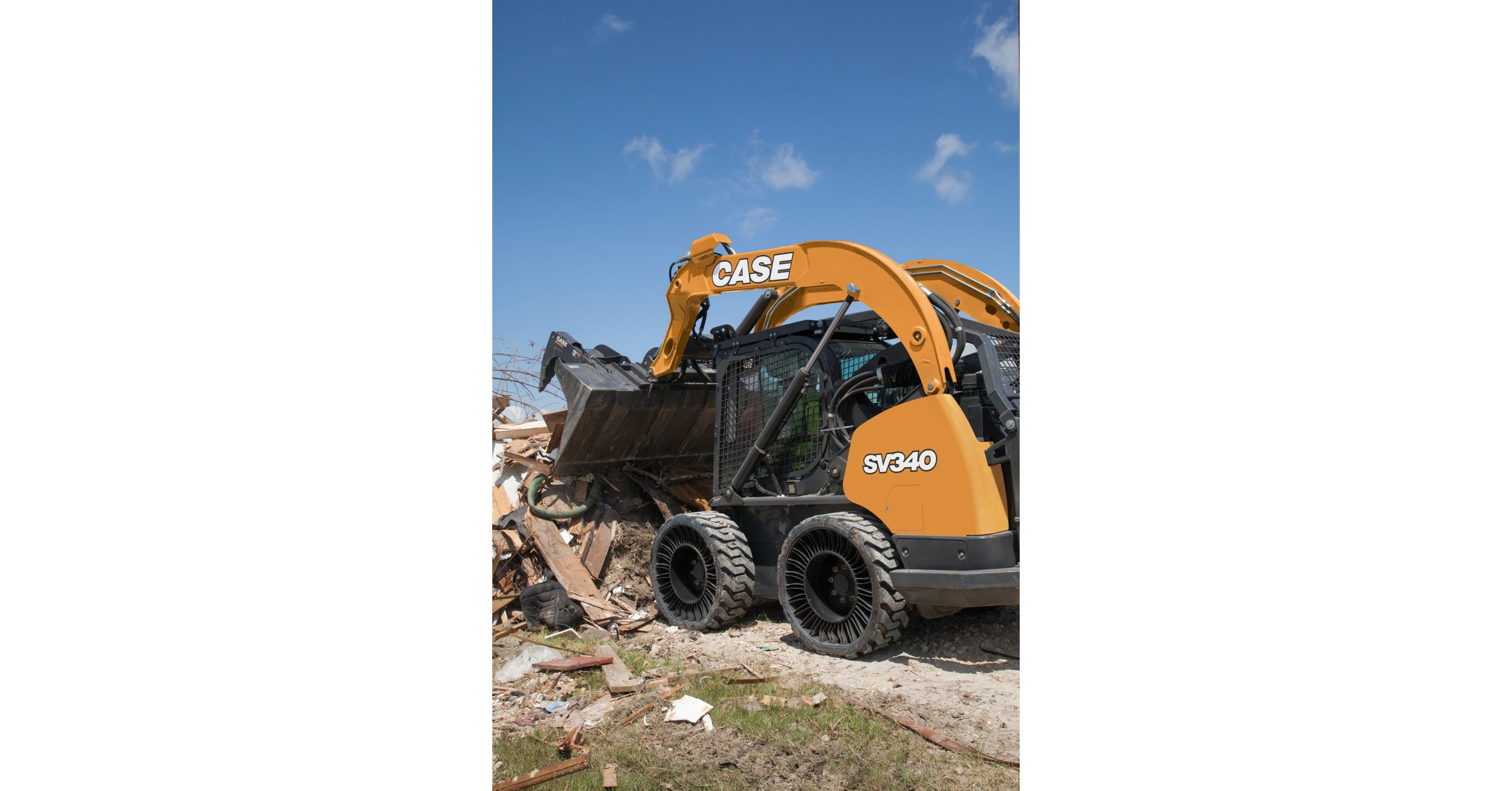 Michelin TWEEL Airless Radial Skid Steer Loader Tire Now Available as