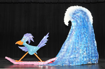 Lillian Ruediger Elementary of Tallahassee, Florida, won the grand prize of $5,000 in the 2018 Made By Milk® Carton Construction Contest for their “Roadrunners Endless Summer Surfin’ Safari” creation. Hosted by Evergreen Packaging, the contest invites students nationwide to build novel creations using empty milk or juice cartons for the chance to win prizes for their school.