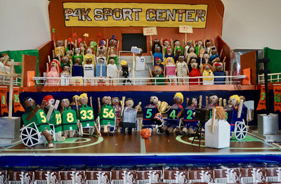 P4K in Brooklyn, New York was honored by Evergreen Packaging for their “P4K S.P.O.R.T. Center” creation in the 2018 Made By Milk® Carton Construction Contest. Their entry repurposed 260 empty cartons and earned $1,000 in prizes for the school.