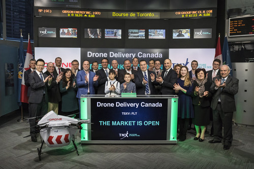 Drone Delivery Canada Corp. Opens the Market (CNW Group/TMX Group Limited)