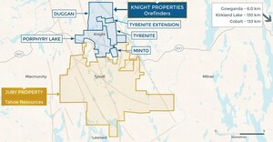 Orefinders Closes Acquisition of the Shining Tree Assets and renames new consolidated land package 'Knight Project'