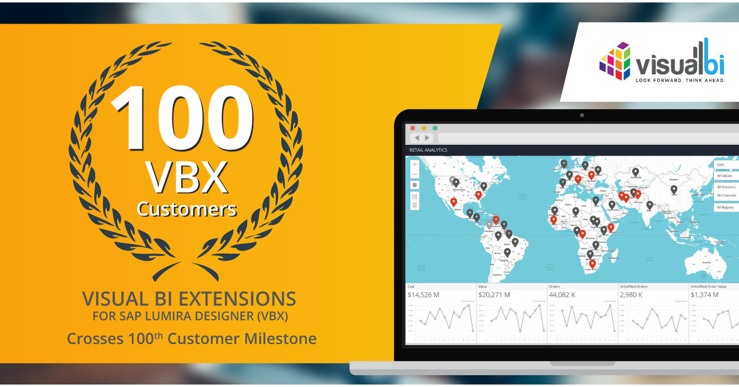 Visual BI's Flagship Product VBX Reaches 100th Enterprise Customer ...