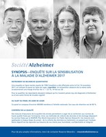 Une nouvelle enquête révèle que près de 50 % des Canadiens ne voudraient pas que les autres sachent qu'ils ont l'Alzheimer. (Groupe CNW/Société Alzheimer du Canada)
