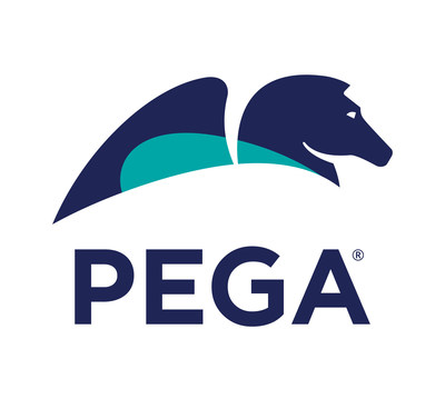 The corporate logo forPega (PRNewsfoto/Pegasystems Inc.)