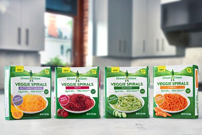 Green Giant Veggie Spirals™ are 100% vegetables with no sauces or seasonings and are available just in time to help consumers make and maintain their resolutions to eat more veggies in 2018.