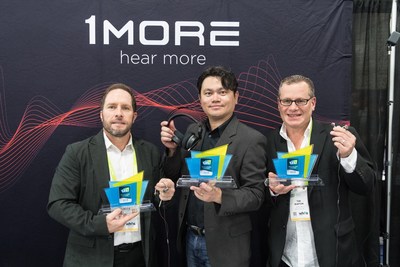 1MORE became the most awarded headphone brand at CES today at the CES Unveiled event at the Mandalay Bay in Las Vegas, NV.