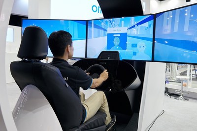 OMRON’s mobility demonstration at CES 2018 features AI, machine learning and facial recognition technology to help keep drivers safe. The mobility demonstration features the world’s first technology for detection of early-stage drowsiness through the measurement of the vestibulo-ocular reflex (VOR) without the need for a special device.