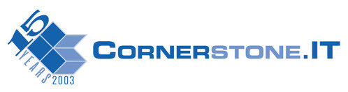 Cornerstone.IT - 15th Year Anniversary Logo