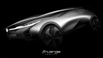 El primer SUV conceptual eléctrico compacto de GAC, el Enverge (PRNewsfoto/GAC Motor)