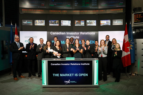 Canadian Investor Relations Institute Opens the Market (CNW Group/TMX Group Limited)