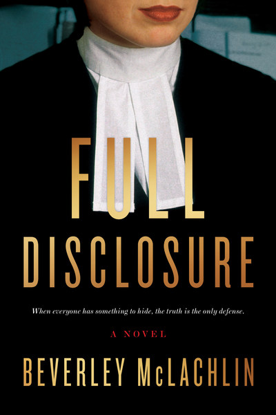 Full Disclosure by Beverly McLachlin (Cover image care of Simon & Schuster Canada) (CNW Group/Simon and Schuster Canada)