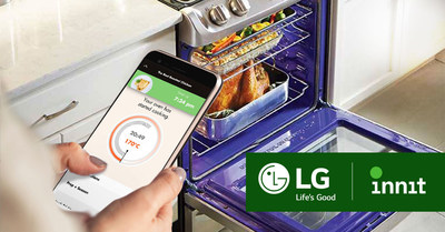 Innit's automated cooking programs work seamlessly with LG connected ovens and ranges featuring the company's LG SmartThinQtm technology to help at-home chefs create meals with step-by-step support.