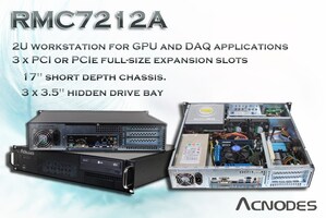 2U Rackmount Computer Comes with Full-size Expansion Slots, Core i CPU, and 17" Short Depth Chassis