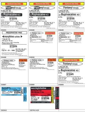 Sample labels - for lot numbers, refer to table on www.pharmedium.com