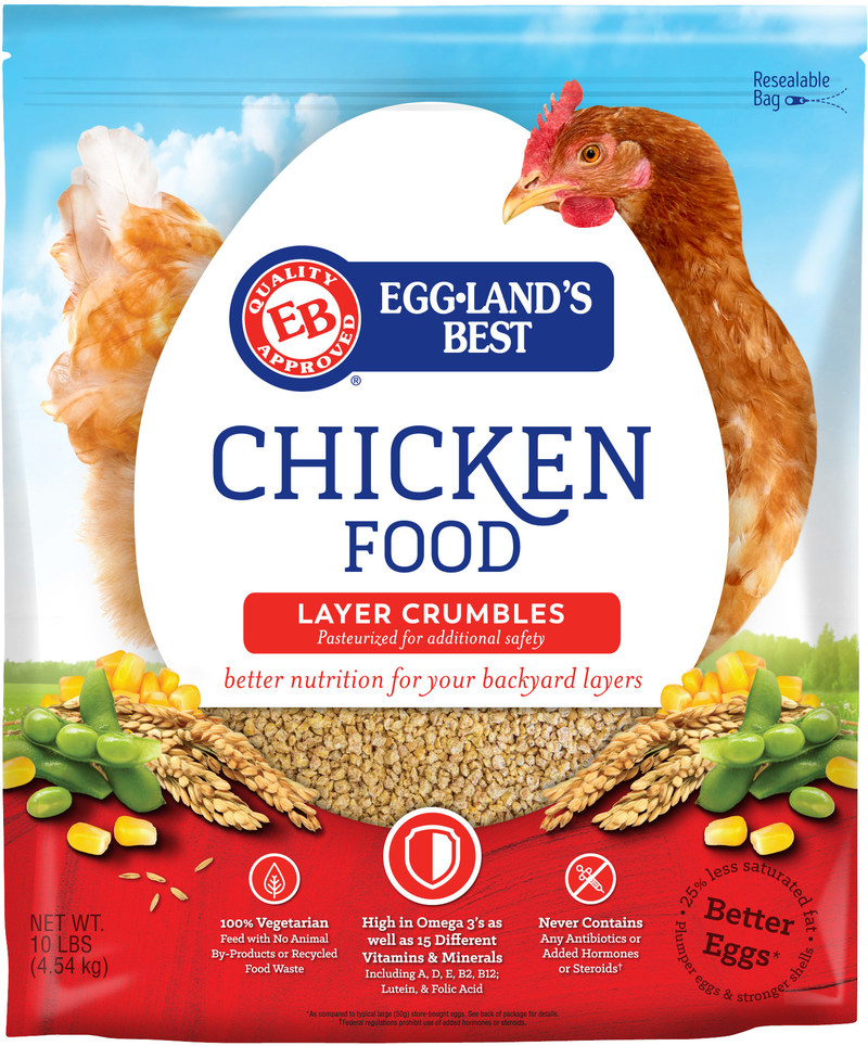 Eggland’s Best Launches New, Premium Chicken Food For Backyard Chickens