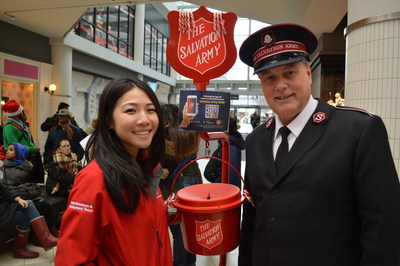 The Christmas Kettle Campaign enables local Salvation Army units in 400 communities across Canada to help individuals and families with the basic necessities of life, such as food, clothing and shelter. (CNW Group/The Salvation Army)