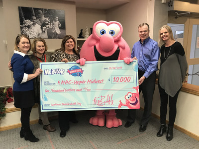 In honor of National Bubble Bath Day, Mr. Bubble and fans raised $10,000 to support Ronald McDonald House Charities-Upper Midwest. The funds will help provide a warm and comfortable home-away-from-home to more than 5,000 families who seek specialized care for their child in the Twin Cities in 2018.