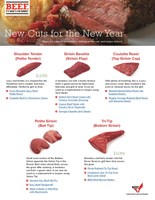 Beef. It's What's For Dinner. Highlights New Cuts for the New Year