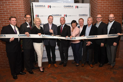 Cambria Hotels opens in the New Orleans Warehouse District, with governor John Bel Edwards and Mayor-elect LaToya Cantrell and other VIP guests.