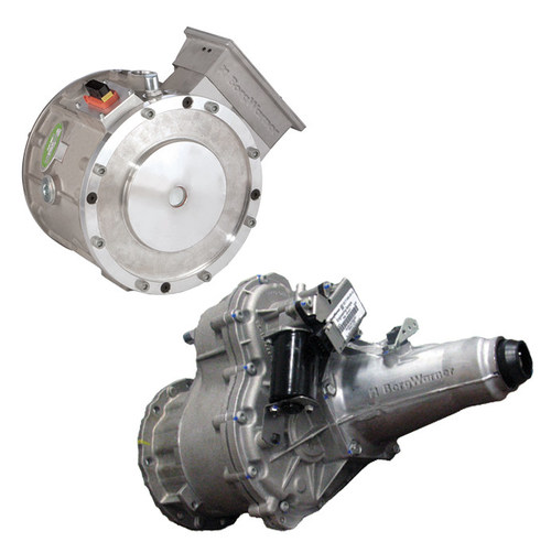 BorgWarner’s HVH250 electric motor and eGearDrive® transmission propel the initial launch of the FUSO eCanter truck, the world’s first series-produced all-electric light-duty truck.