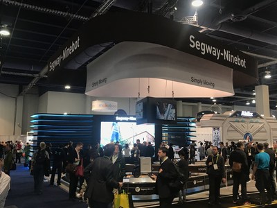 Segway-Ninebot's exhibition area