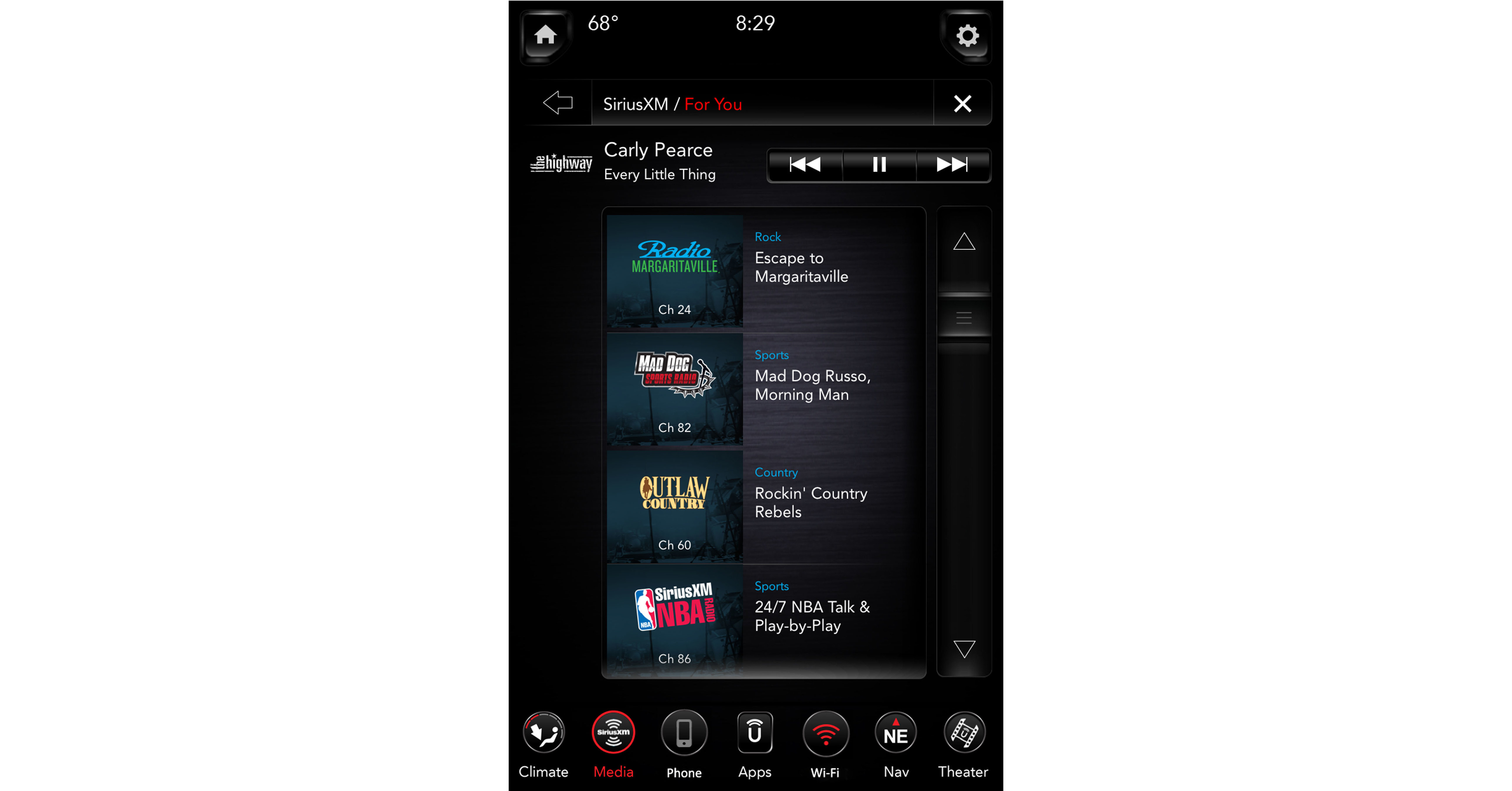 SiriusXM and FCA US Unveil SiriusXM's Next Generation of In-Car Audio ...