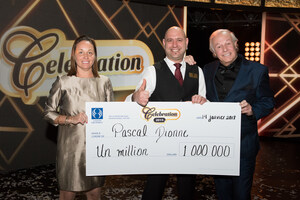 M. Pascal Dionne, de Mirabel, est le nouveau millionnaire de Célébration 2018!