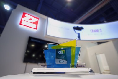 Zhiyun Tech Attends CES 2018 As Innovation Awards Honoree
