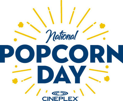National Popcorn Day (CNW Group/Cineplex)