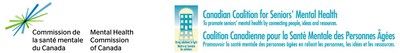 Les logos de la Commission de la sant mentale du Canada et de la Coalition canadienne pour la sant mentale des personnes ges (Groupe CNW/Commission de la sant mentale du Canada)