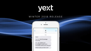 Yext Launches Conversational UI In Winter '18 Release
