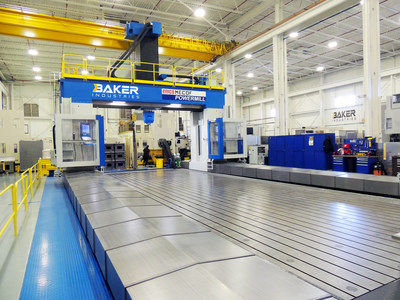 Baker Industries has finished the ground work for its Emco Mecof PowerMill. This five-axis machining center is notably the first of its kind to enter the United States, and will be one of the largest and most versatile milling centers in the Midwest Region.