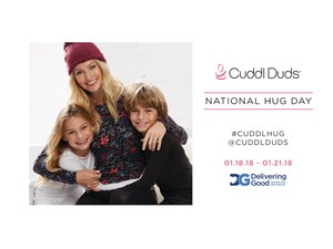 Cuddl Duds Partners With Delivering Good For 4th Annual National Hug Day Campaign