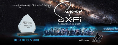 AVS Forums Best of CES 2018 Award With Super X-Fi Logo