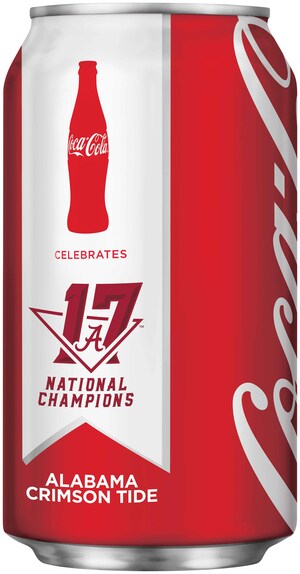 Coca-Cola Invites University Of Alabama Fans To Enjoy The Taste Of Victory With Commemorative College Football Championship Can