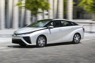 The Toyota Mirai Fuel Cell Electric Vehicle (CNW Group/Toyota Canada Inc.)