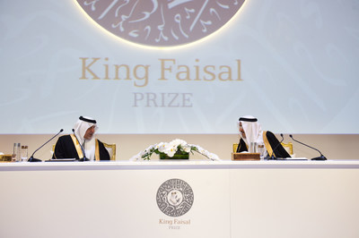 His Royal Highness Prince Khalid Al-Faisal, Chairman of King Faisal Prize Board, Abdulaziz Alsebail, General Secretary of the King Faisal Prize (PRNewsfoto/King Faisal Prize)