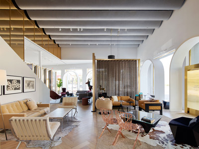 Inside the Knoll Home Design Shop in Los Angeles,CA. Photographer: Eric Staudenmaier