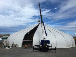 CAS Purchases a Portable Aircraft Maintenance Hangar