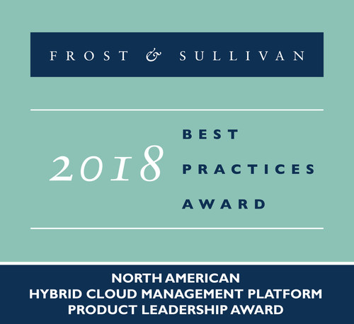 2018 North American Hybrid Cloud Management Platform& Product Leadership Award