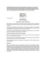 SDX ENERGY INC. (“SDX” or the “Company”) - Gas discovery at ONZ-7 well, Morocco (CNW Group/SDX Energy Inc.)
