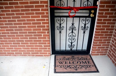 A DC Habitat home ready for a ribbon-cutting ceremony