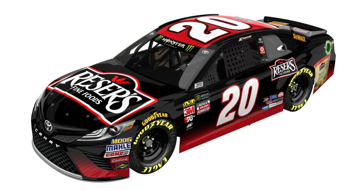 Reser's Fine Foods Sponsors Joe Gibbs Racing and Erik Jones in the 2018