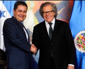 Honduran President Thanks OAS for Supporting Honduran Democracy